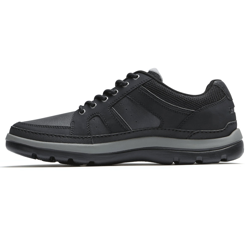 Zapatillas Rockport Hombre Mexico - Get Your Kicks Mudguard Blucher Negros - QNYIE7198